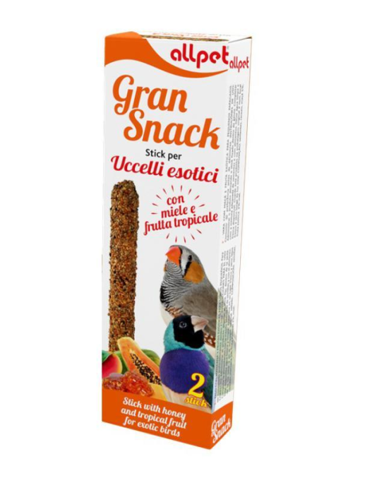 SNACK PAPPAGALLINI 60gr FRUTTA
