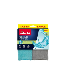 VILEDA PRO CLEAN MICROF CLOTH 2 pieces 34x32cm