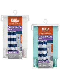 SHOWER CURTAIN FIRST SIZE 120Xh200cm 8 RINGS