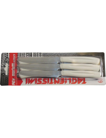 TABLE KNIVES 6 PIECES WHITE