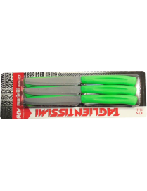 TABLE KNIVES 6 PIECES GREEN