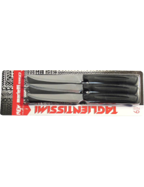 COLTELLI BISTECCA 6 PEZZI NERI