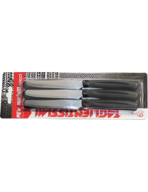 TABLE KNIVES 6 PIECES BLACK