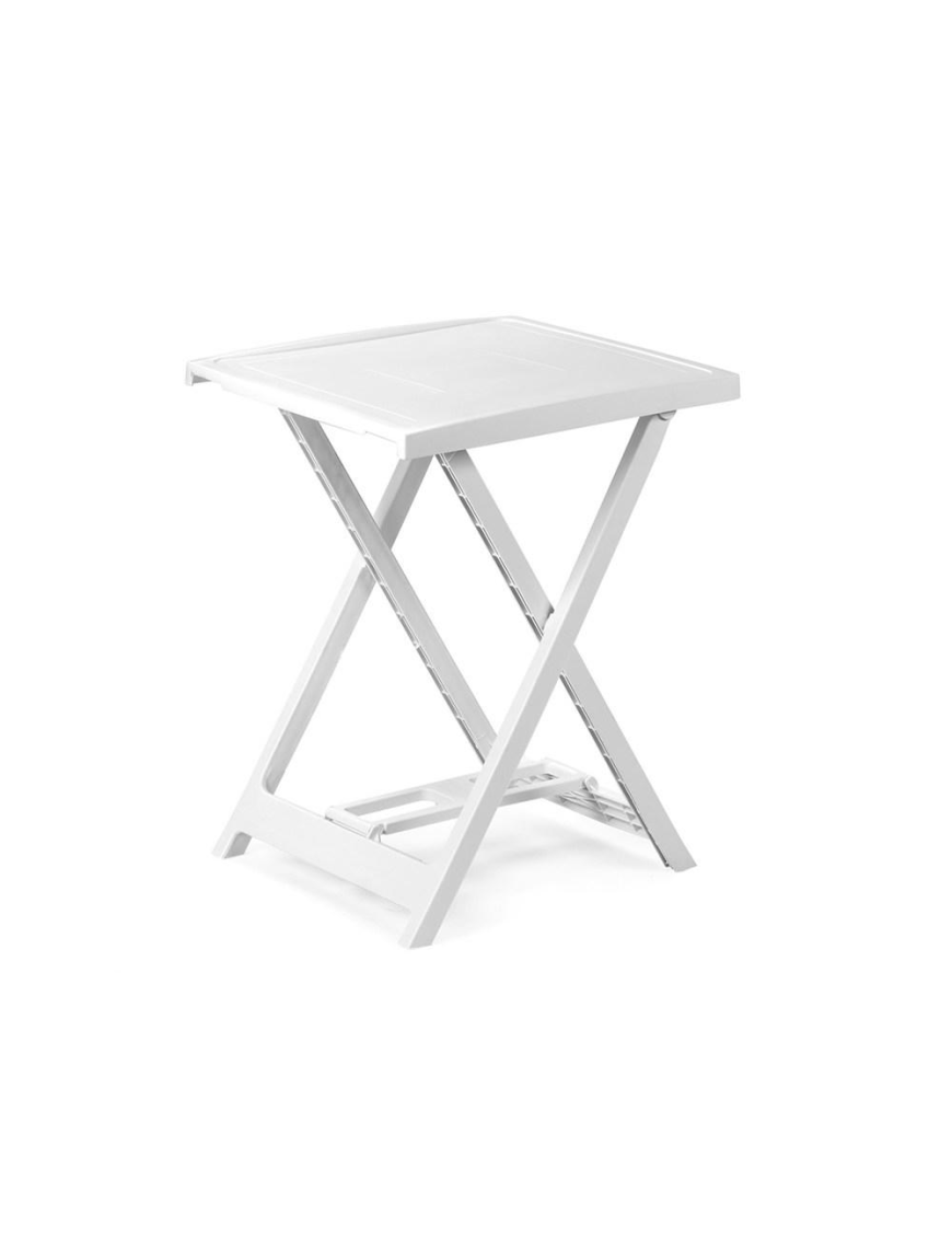 WHITE FOLDING ARNO TABLE 50x47x65 CENTIMETERS