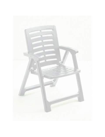WHITE REXI FOLDING CHAIR