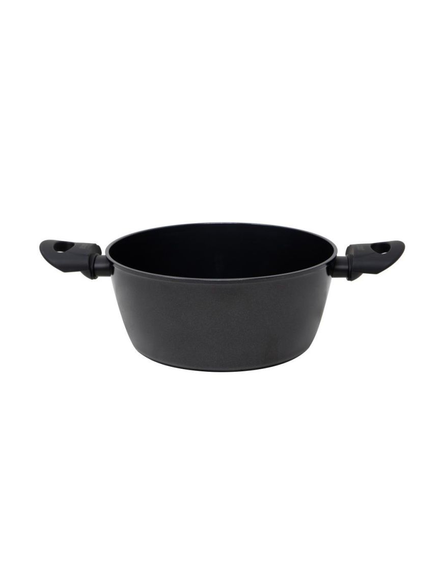 TOTAL BLACK 2-HANDLE CASSEROLE 20cm