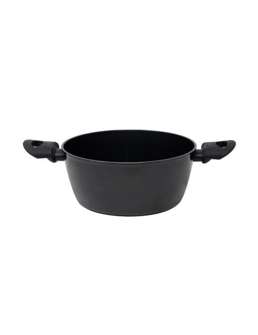TOTAL BLACK 2-HANDLE CASSEROLE 20cm