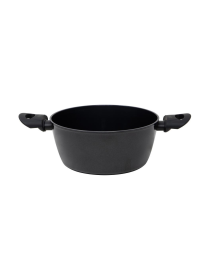 TOTAL BLACK CASSERUOLA 2 MANICI d. 24cm