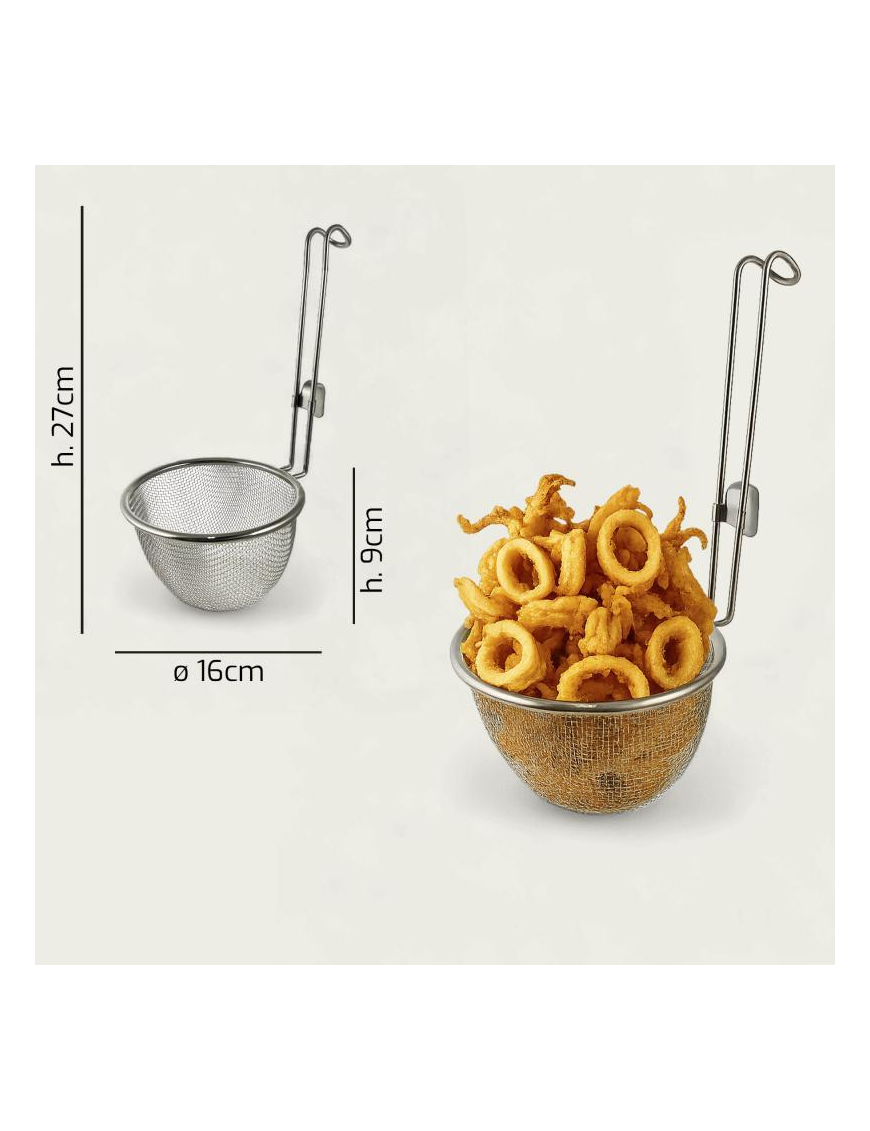 DRAINING BASKET d16 h27cm