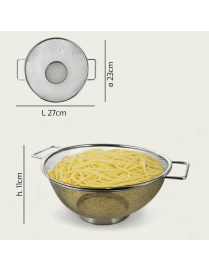 COLAPASTA ACCIAIO 23x27x11cm