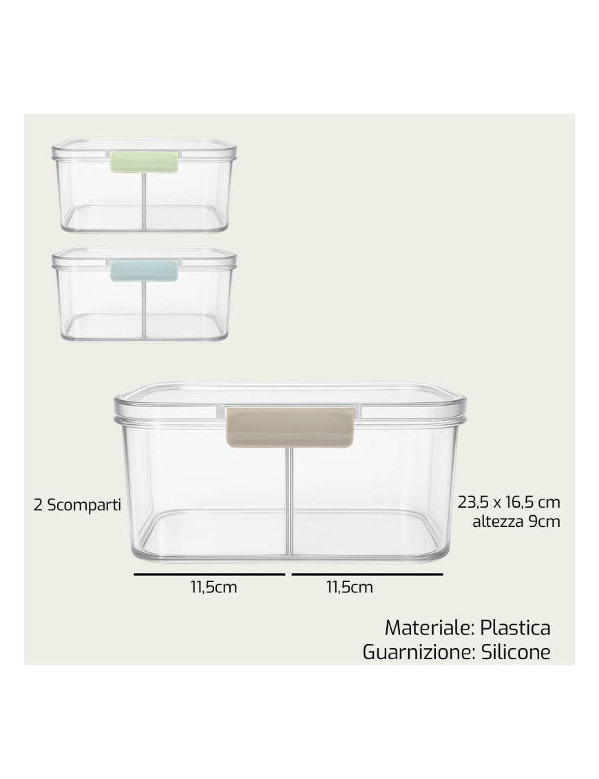 FRESKO CONTENITORE RETTANGOLAREANGOLARE 24x16x9