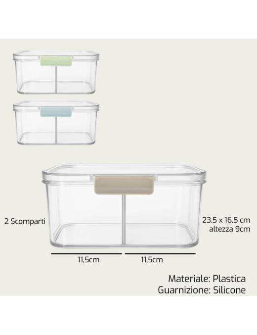 FRESKO RECTANGULAR CONTAINER 24x16x9