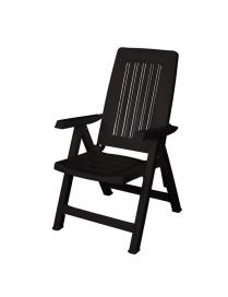 POLTRONA DIANA ANTRACITE  67x60x107cm 5 POSIZIONI