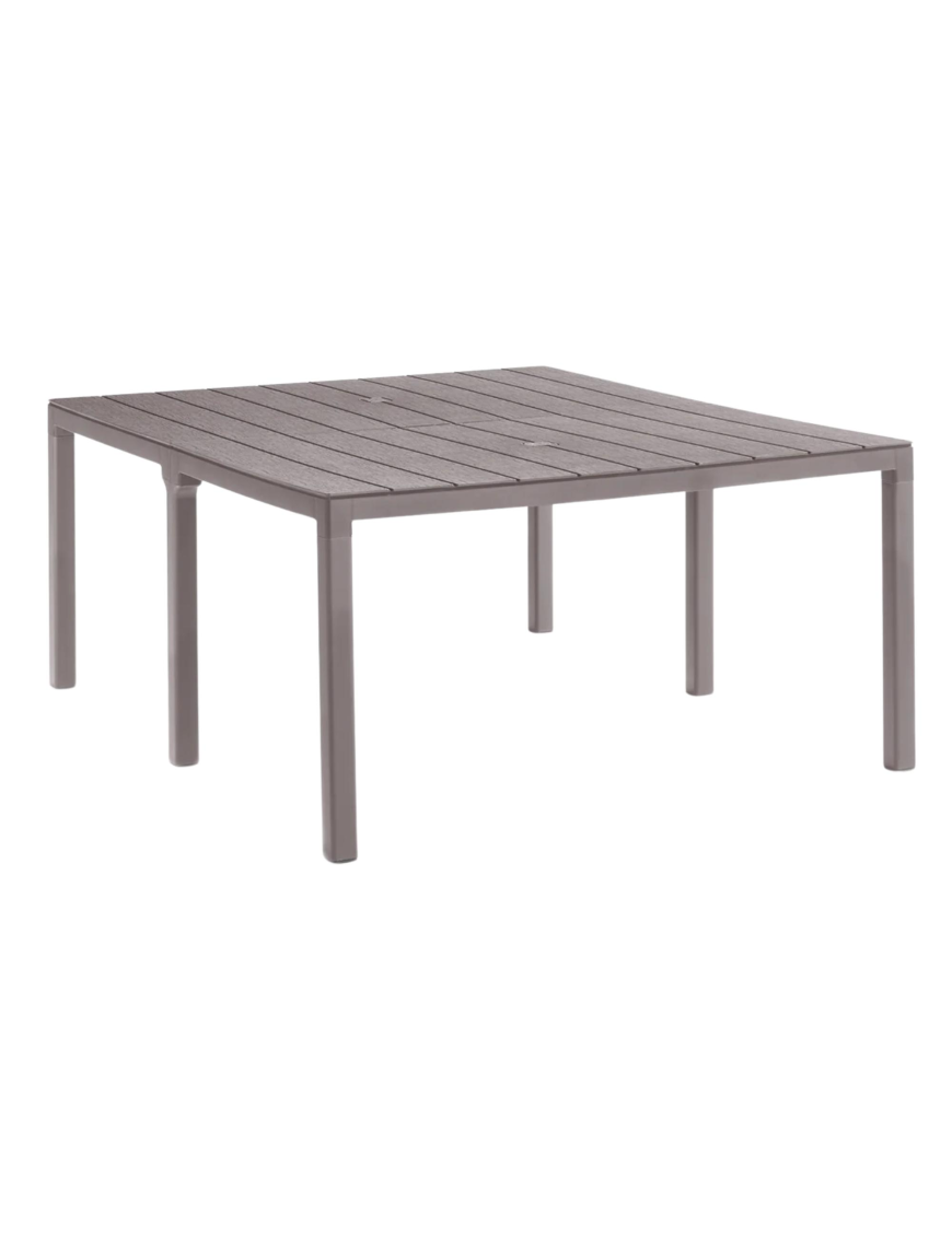 KING DOUBLE TAUPE TABLE 146-292x86x74