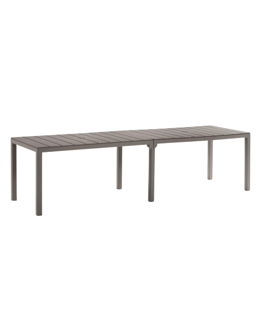 KING DOUBLE TAUPE TABLE 146-292x86x74