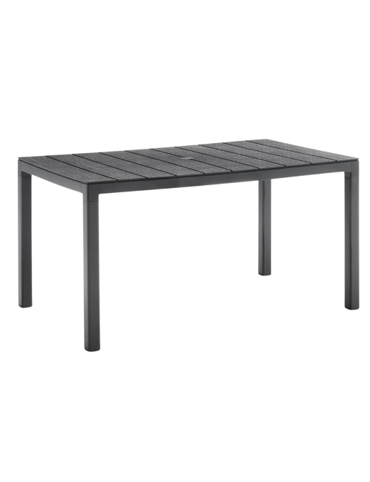 KING TABLE GRAPHITE 146x86x74
