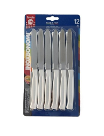 TABLE KNIVES 12pcs 11cm WHITE