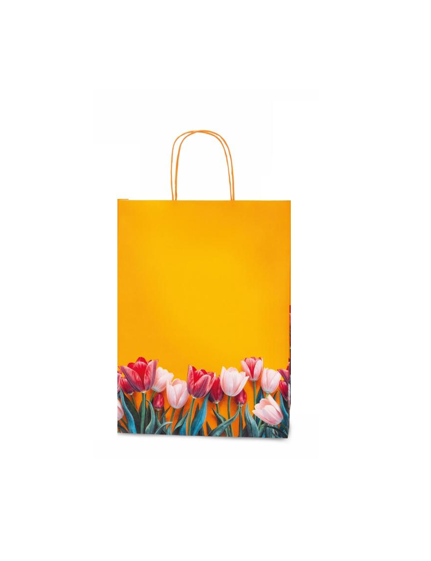 SHOPPER TULIPANI 22+10x29cm