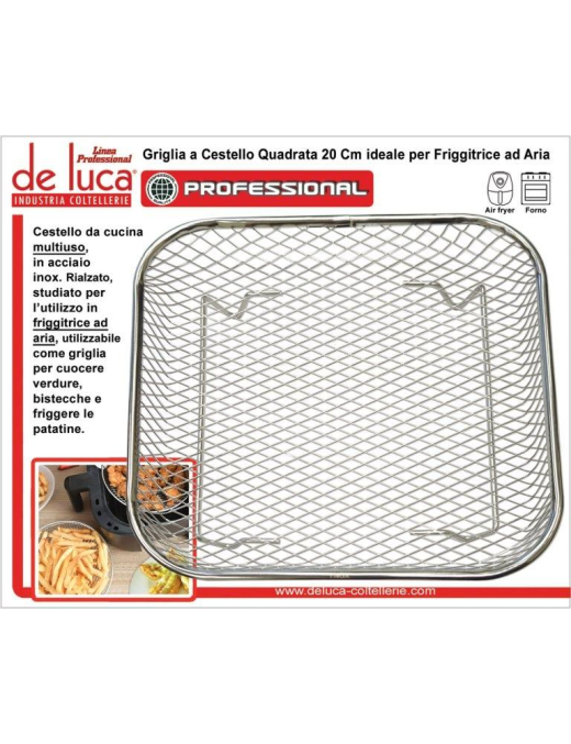 PROFESSIONAL AIR FRYER BASKET 20cm