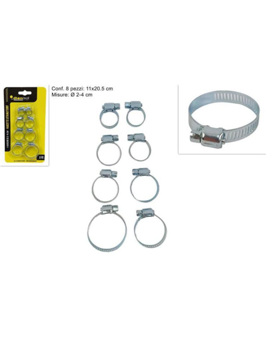 FASCETTE STRINGITUBO 8 PEZZI