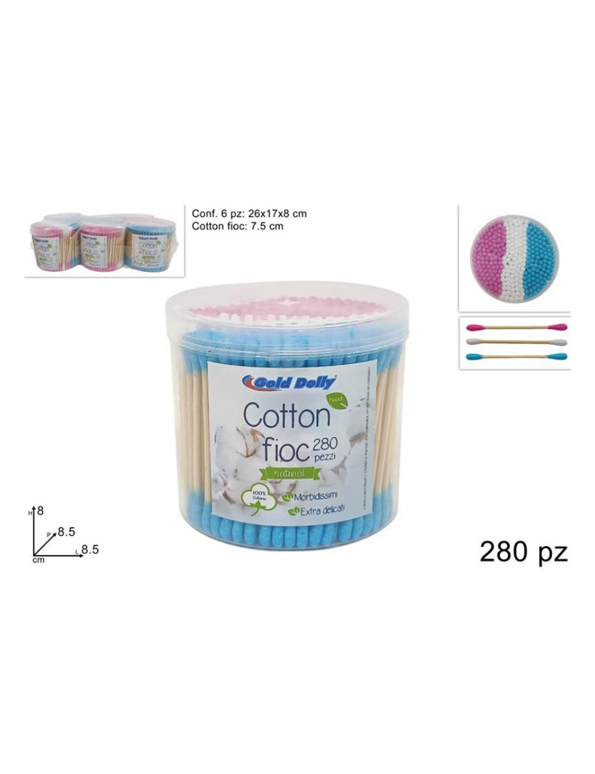280 COLORED COTTON SWABS