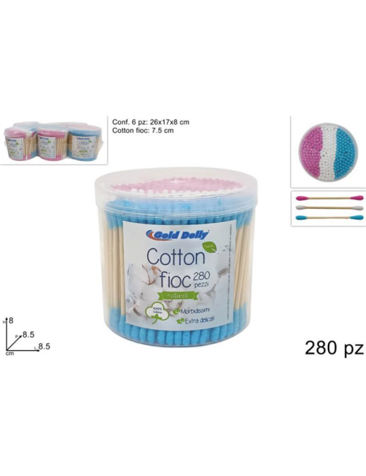 COTTON FIOC COLORATI 280 PEZZI