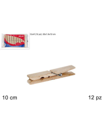 MOLLETTE LEGNO 12 PEZZI 10cm