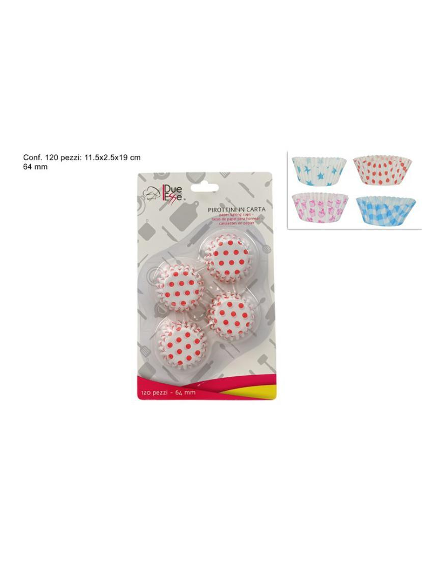 FANTASY CAKE CUPS 64mm 120 PIECES