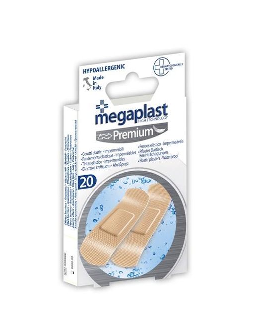 MEDIUM WATERPROOF PLASTERS 20 PIECES