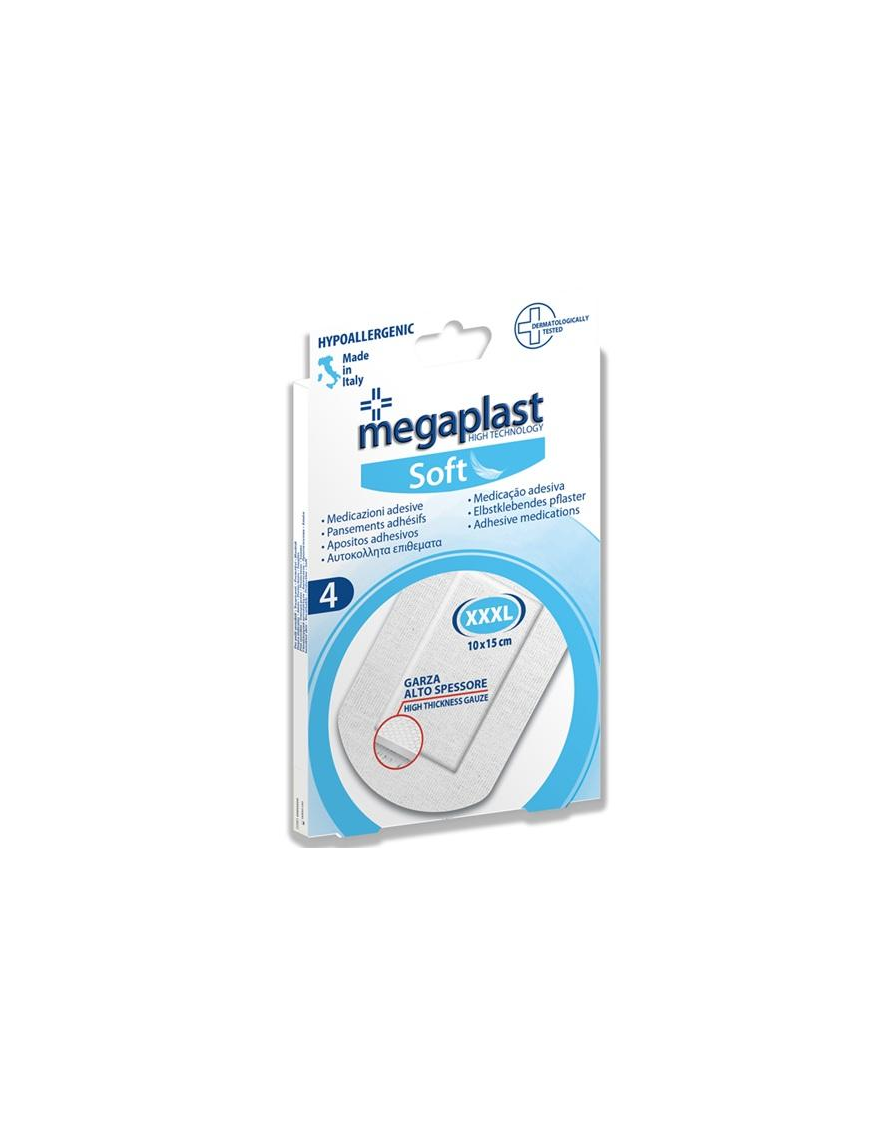 ADHESIVE DRESSINGS 10x15cm 4 PIECES
