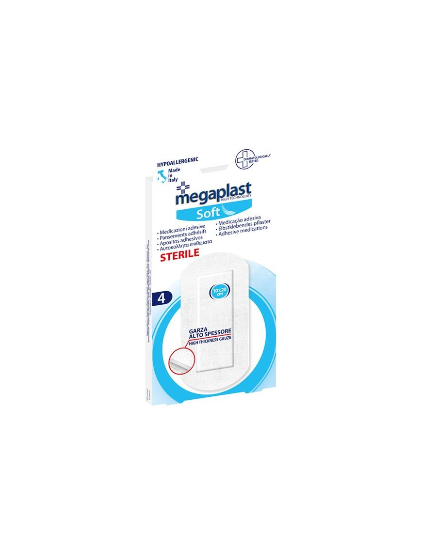ADHESIVE DRESSINGS 10x20cm 4 PIECES