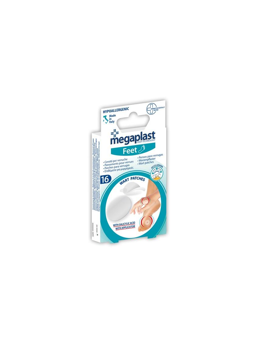 ASSORTED WART PLASTERS 16 PIECES