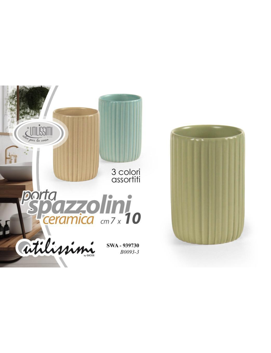 CERAMIC TOOTHBRUSH HOLDER