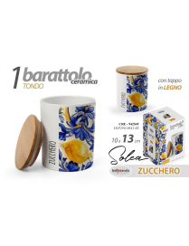 BARATTOLO TONDO 10x13cm ZUCCHERO