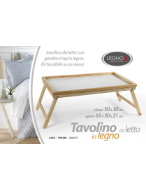 VASSOIO LETTO 50x30x23cm