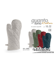 SOLID COLOR OVEN GLOVE 18x32
