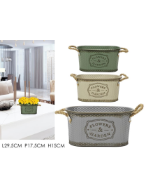 PLANTER 29x17x15 TIN