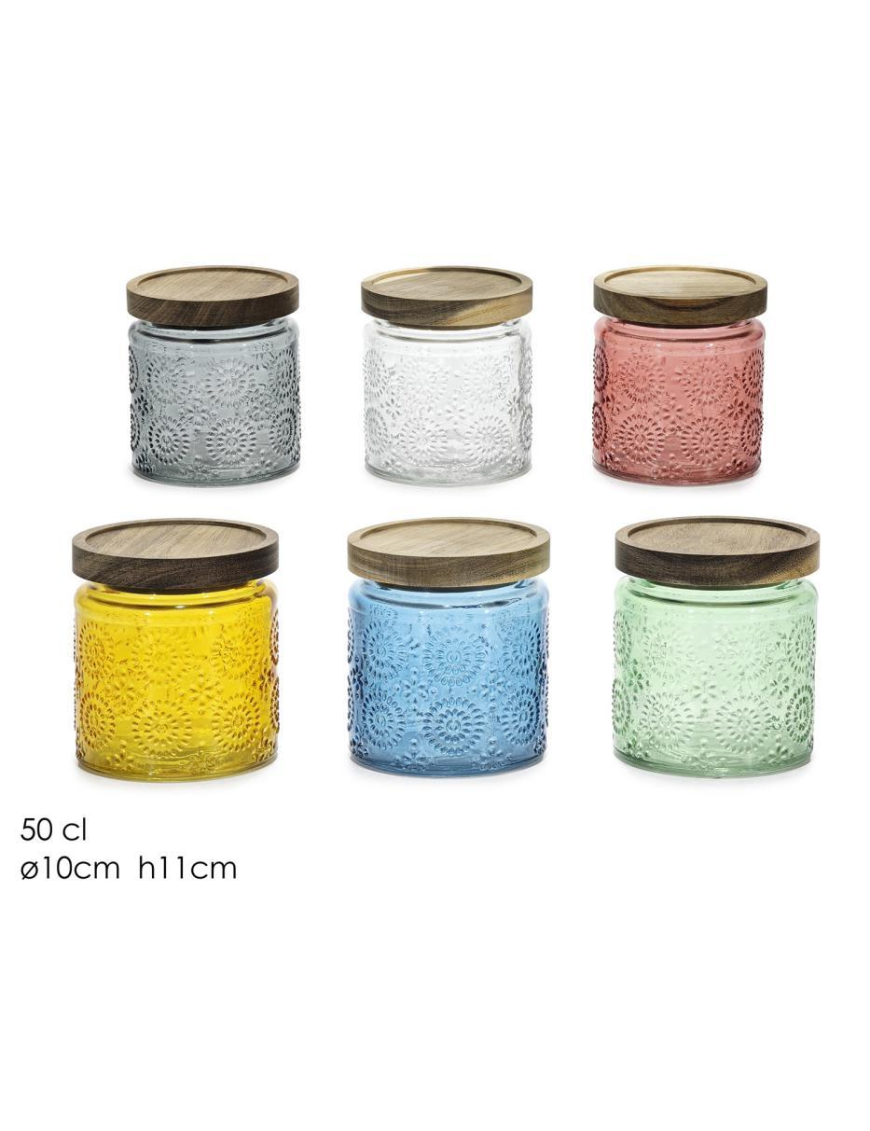 COLORED JAR WITH HERMETIC LID 50cl