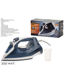 FERRO DA STIRO 2000W CON PIASTRA IN CERAMICA
