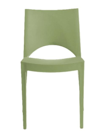 PARIS SEDIA SENZA BRACCIOLI VERDE OLIVA