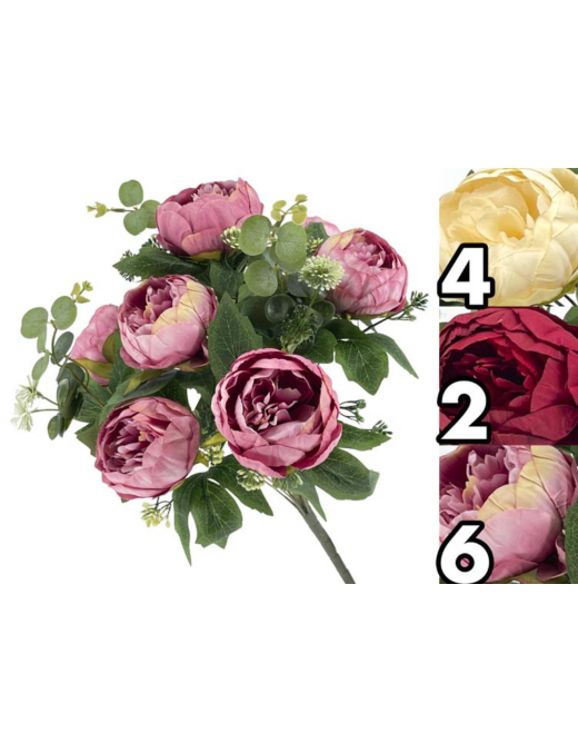 MAZZO PEONIE ANTIQUE 48cm