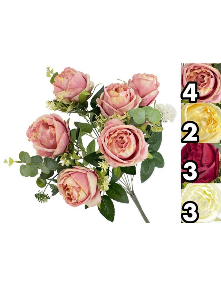 ANTIQUE ROSE BOUQUET 48cm