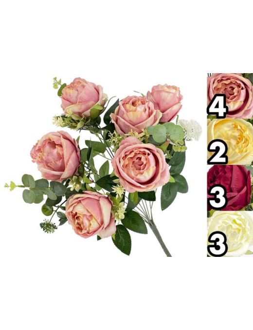 ANTIQUE ROSE BOUQUET 48cm
