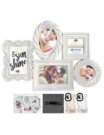 PORTAFOTO BRUSH TRADITIONAL 5 POSTI