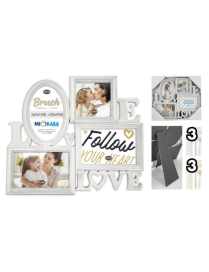 PORTAFOTO BRUSH LOVE 4 POSTI