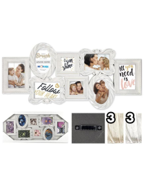 BRUSH TRADITIONAL 8-PACK PHOTO FRAME