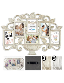 PORTAFOTO BRUSH FLORAL 6 POSTI