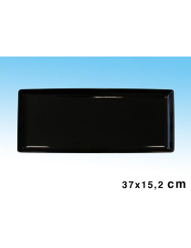 L.NERO ORGANIC VASSOIO RETT. 37x15cm
