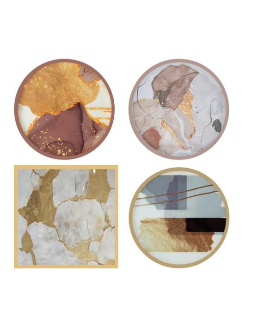 20x20x3 MDF MARBLE EFFECT TRAY