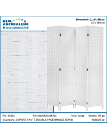 SEPARE' 4ANTE 180x40 BIANCO DOUBLE FACE